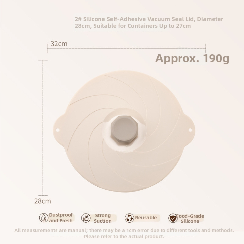 Keidason silikoniniai vakuuminiai dangteliai šviežumo išsaugojimui, šešių dalių rinkinys