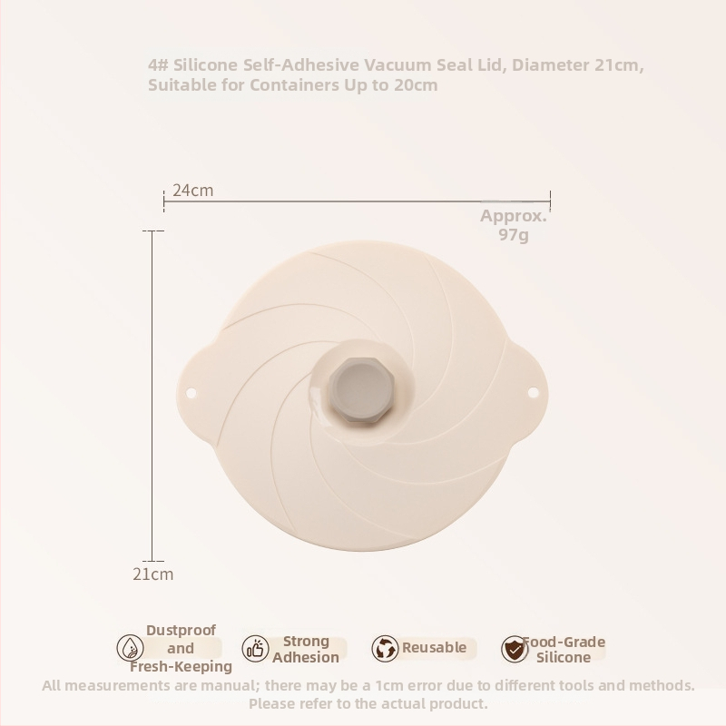 Keidason silikoniniai vakuuminiai dangteliai šviežumo išsaugojimui, šešių dalių rinkinys