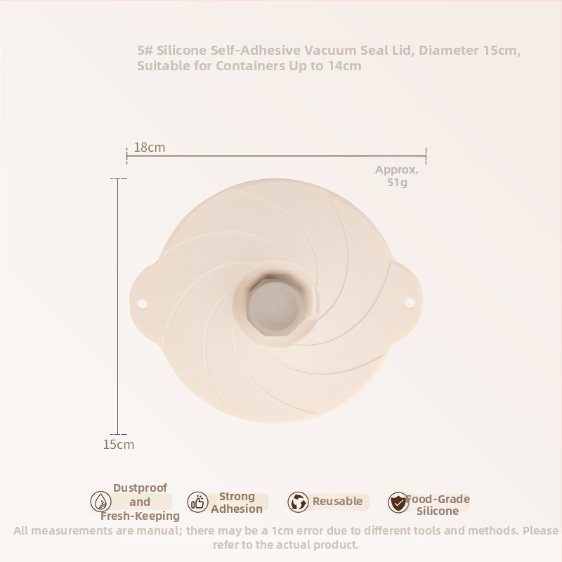 Keidason silikoniniai vakuuminiai dangteliai šviežumo išsaugojimui, šešių dalių rinkinys