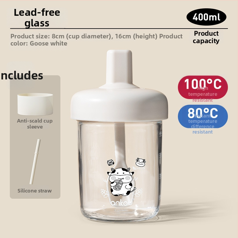 Avižinių dribsnių puodelis su dangteliu ir šaukšteliu; sandarus, nepralaidus; medžiaga: soda-lime stiklas; talpa 400 ml; svoris 335 g