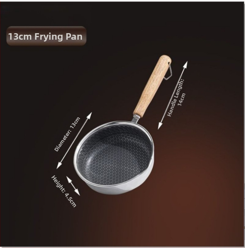 Nerūdijančio plieno keptuvė kiaušiniams, nelipni, tinkama įprastoms viryklėms, modelis: Nelipni keptuvė