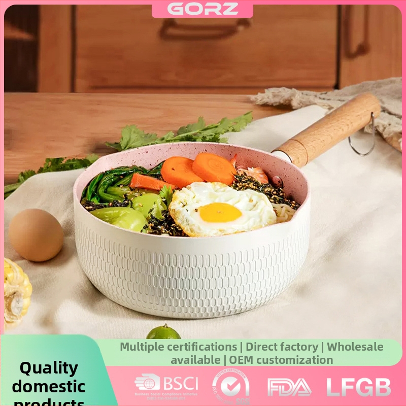 Gauz Maifan akmens nelipnus pieno puodas indukcinėms viryklėms