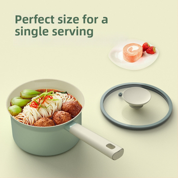 Pieninis puodas su nelipniu paviršiumi, aliuminio lydinio korpusas, antibakterinis keraminis paviršius, stiklinis dangtis, daugiasluoksnė dugna