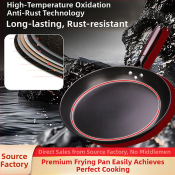 Pankūkų keptuvė, nelipni, kaltojo plieno, tinkama indukcijai