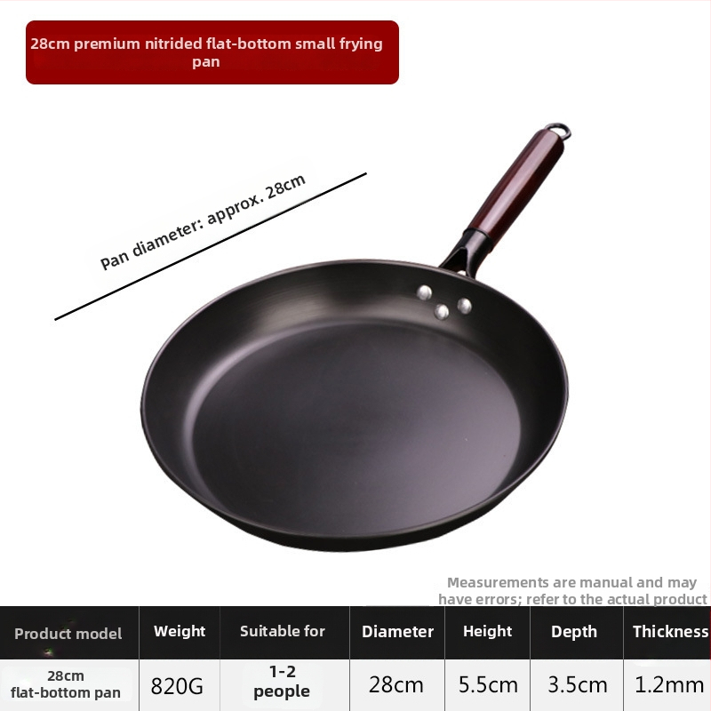 Pankūkų keptuvė, nelipni, kaltojo plieno, tinkama indukcijai