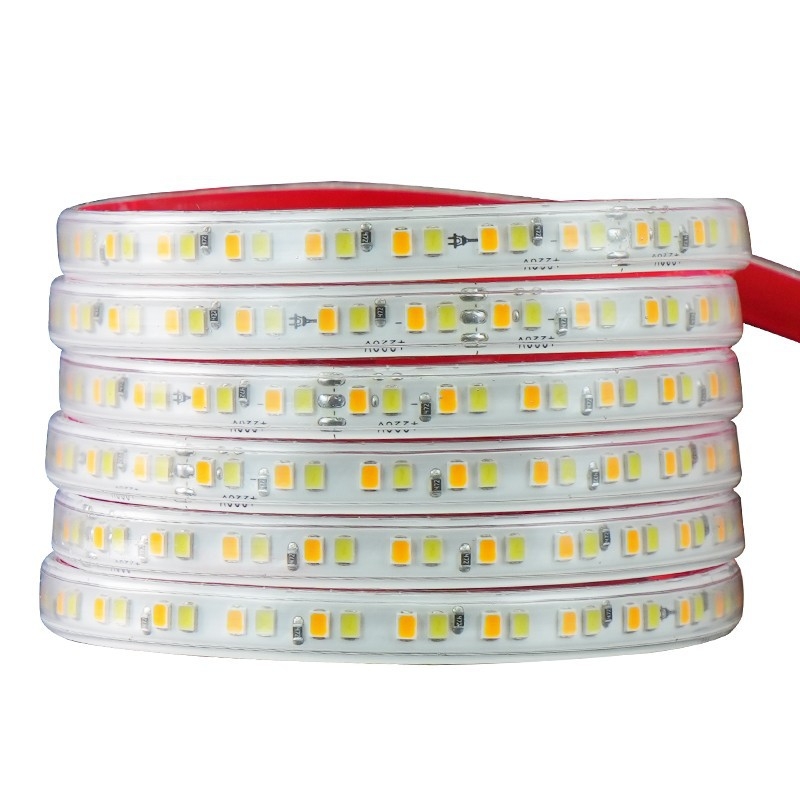 LED traka za dnevni boravak – prigušiva, 192 LED, 7W, 220V, daljinski upravljač, vodootporna, Sanan Optoelectronics LED čip