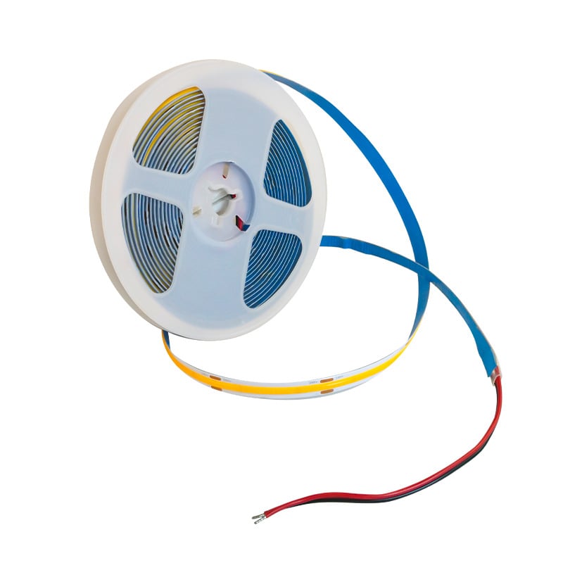 Cob светлинна лента, 320 светодиода, 24–26 лм на LED, 120° лъч, CRI 90, водоустойчива, USB управление