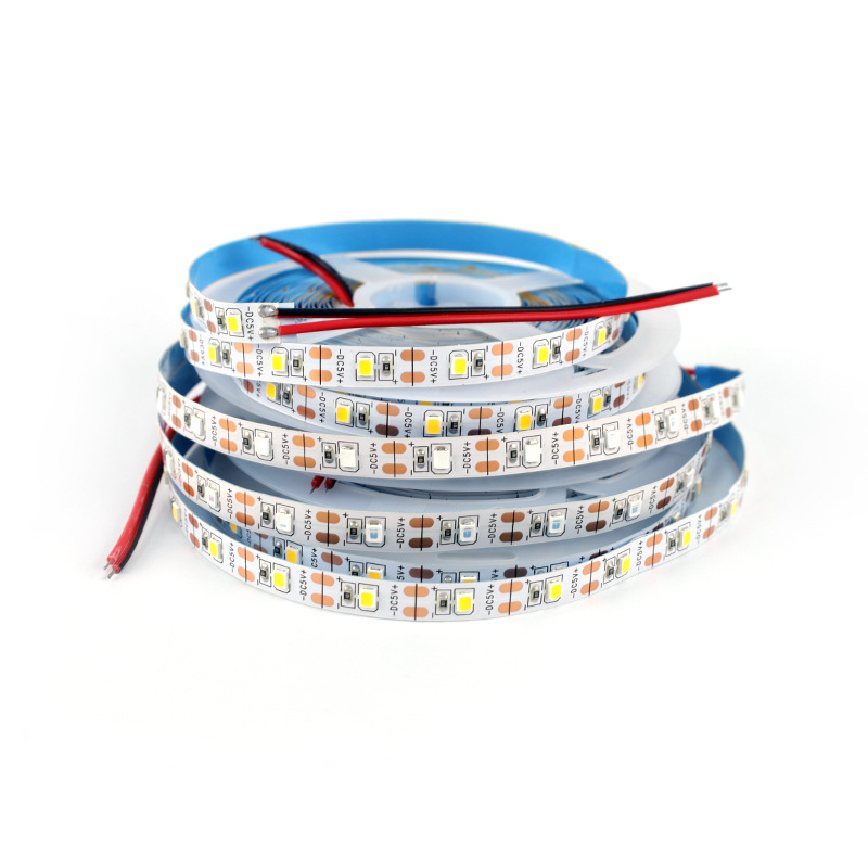 LED λωρίδα φωτισμού, 5V, 60 LED/m, 2835 SMD, με τηλεχειριζόμενο έλεγχο φωτεινότητας, εσωτερική χρήση