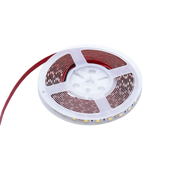 Bandă LED autoadezivă, 24V, 120 LED, model 2835, fascicul de 120°, 25 lm pe LED