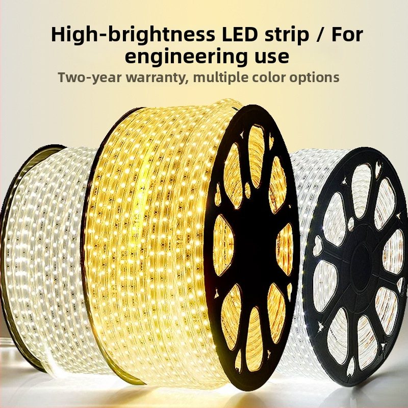 LED лента монохромна, 160 светодиода 5730, 8W, 220V