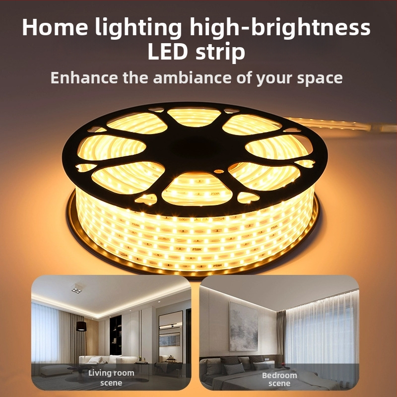 LED лента монохромна, 160 светодиода 5730, 8W, 220V