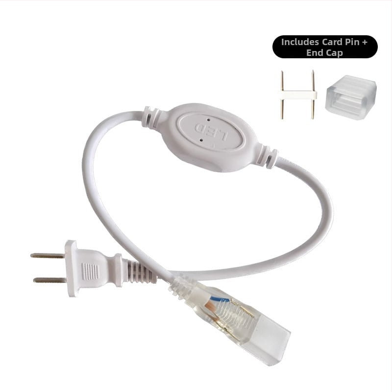 LED лента монохромна, 160 светодиода 5730, 8W, 220V