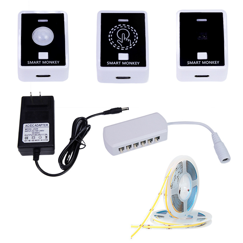 COB светлинна лента, 120 LED, 24V вход, 5W, 100° ъгъл на лъча