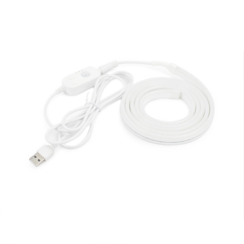 USB-üzemű LED-szalag, 5V bemenet, 6 W/m, 2835 LED-ek, Sanan Optoelectronics, emberi testérzékelővel történő vezérlés