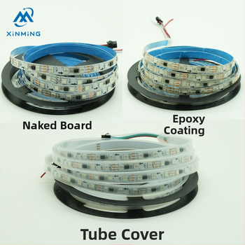 RGB Magic vízálló LED-sáv kültéri használatra, 12–24V, 5050 LED-ek, 30/60/72/84/96 LED-darab, Dimmelhető