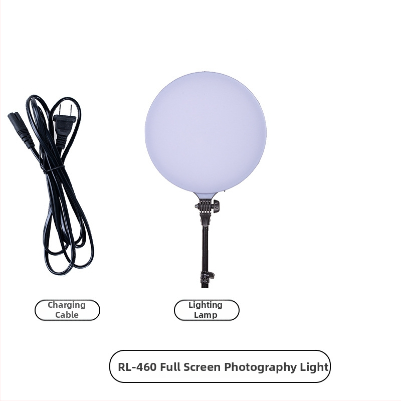 YUGONG RL16 LED šviesos apšvietimas tiesioginėms transliacijoms ir fotografavimui su stovu, daugiažingsnis šviesos reguliavimas, galia 80/40/40 W, 220V