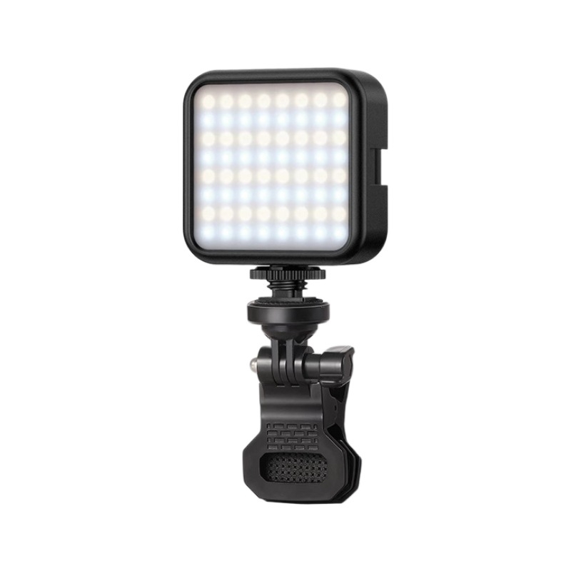 LED papildomas apšvietimas LA101 - 7W, 5V, šilta šviesa 2700-3500K, trys spalvų temperatūros, nešiojamas mobiliųjų telefonų fotografijai