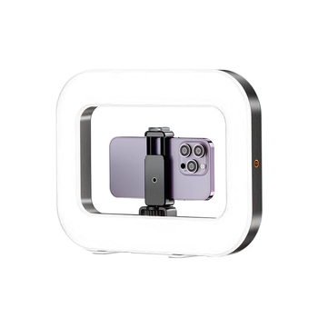 Rankinis LED žiedinis šviesos šaltinis su telefono laikikliu, YM-200, spalvų temperatūra 2500K-9900K, galia 10-50W, įtampa 5V