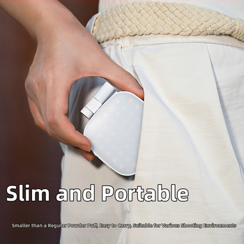 LED telefono užpildymo šviesa su trimis spalvų temperatūromis, MagSafe suderinama, rankinė selfie šviesa