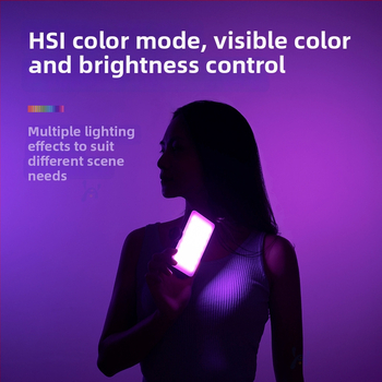 LED šviesa fotografavimui ir tiesioginiams transliavimui, nešiojamas rankinis panelės apšvietimas, galia 10-50W, 3.7V