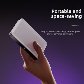 LED šviesa fotografavimui ir tiesioginiams transliavimui, nešiojamas rankinis panelės apšvietimas, galia 10-50W, 3.7V