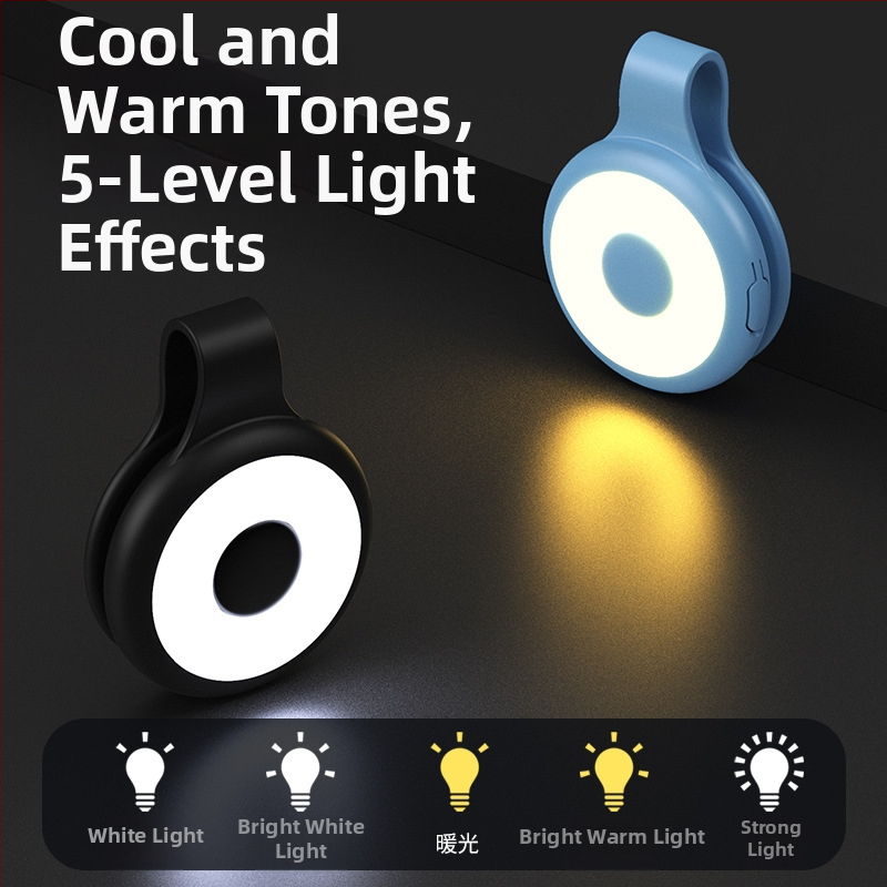 Magnetické LED svetlo pre smartphone, model L03, clip-on ručné použitie, pod 10 W, tri farebné teploty