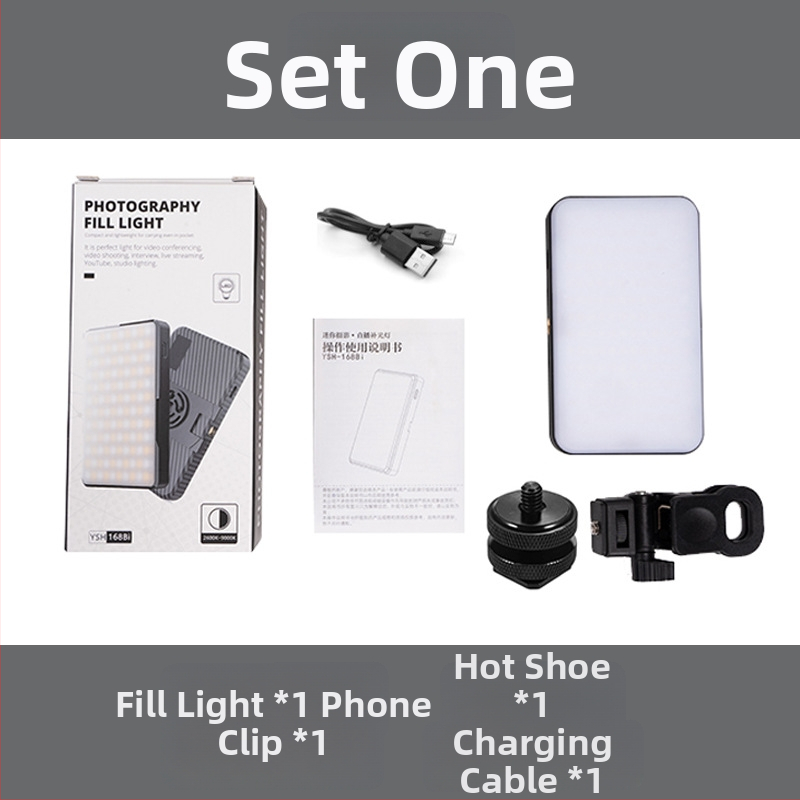 LED apšvietimas telefonui su magnetiniu laikikliu, nešiojamas su veidrodėliu, tinka gyvai transliacijai, nuotraukoms ir vaizdo įrašams