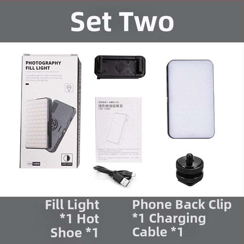 LED apšvietimas telefonui su magnetiniu laikikliu, nešiojamas su veidrodėliu, tinka gyvai transliacijai, nuotraukoms ir vaizdo įrašams