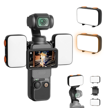 Pocket3 LED užpildymo šviesa DJI Pocket/Osmo Pocket — rankinė, nešiojama selfie šviesa su reguliuojama spalvų temperatūra 2500–9900K, iki 10W, 5V