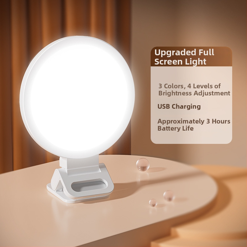 Little day K01 LED apšvietimas mobiliajam telefonui — iki 10W, srovė 1A, skirtas live streaming, pritaikomas