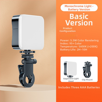 Mini kišeninis papildomas apšvietimas išmaniajai įrangai selfiams, rankinis LED apšvietimas tiesioginiam transliavimui, 5V, 30 Power, kišeninė lemputė
