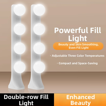 LED galda gaismas lampiņa tiešraidei ar trim krāsu temperatūrām, 10W, 220V, modeļi PD-55/PD-56/PD-67/PD-68