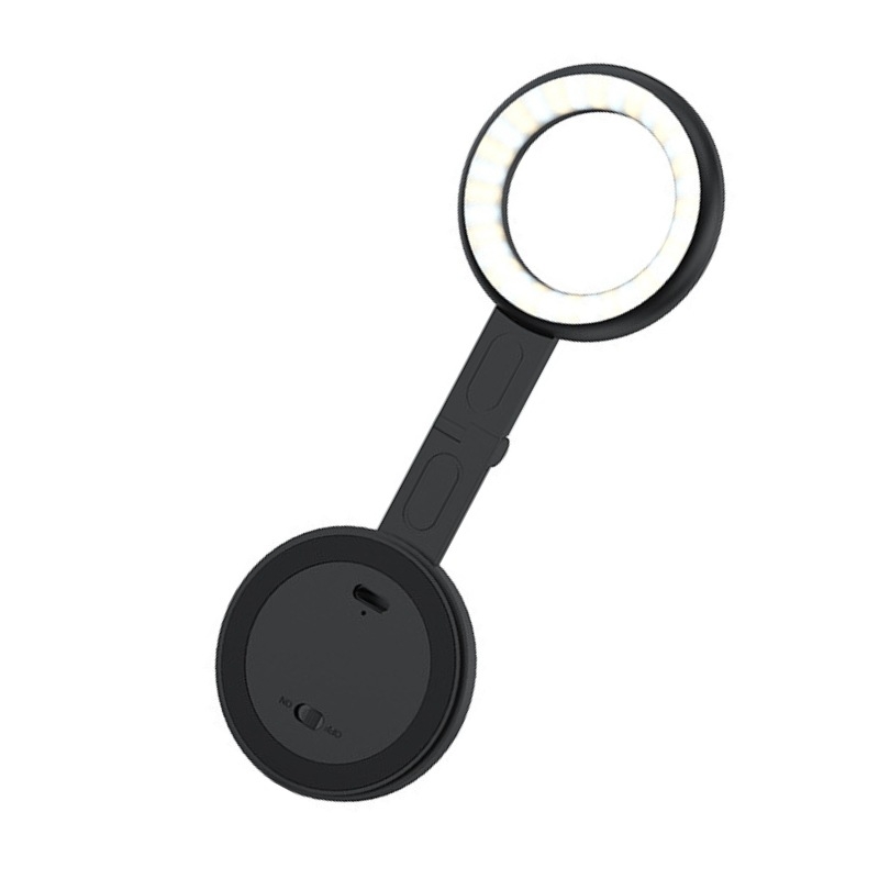 Mini skladací magnetický kruhový svetelný zdroj s MagSafe, ručné selfie svetlo na krátke videá - vhodné pre outdoor živé prenosy; pod 10W, 3.7V, model NA-V19