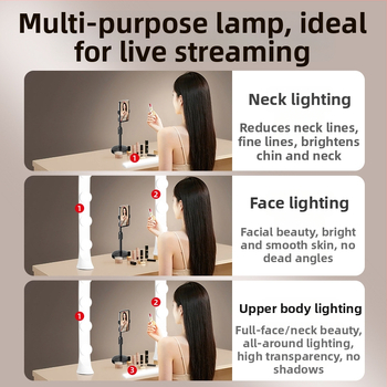 LED papildgaisma tiešraidei, regulējams spilgtums, 10–50W, 220V, vertikāla lietošana