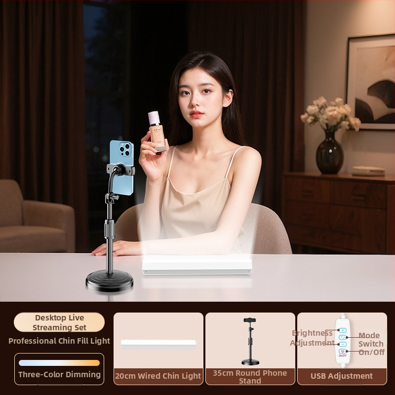 LED papildgaisma tiešraidei, regulējams spilgtums, 10–50W, 220V, vertikāla lietošana