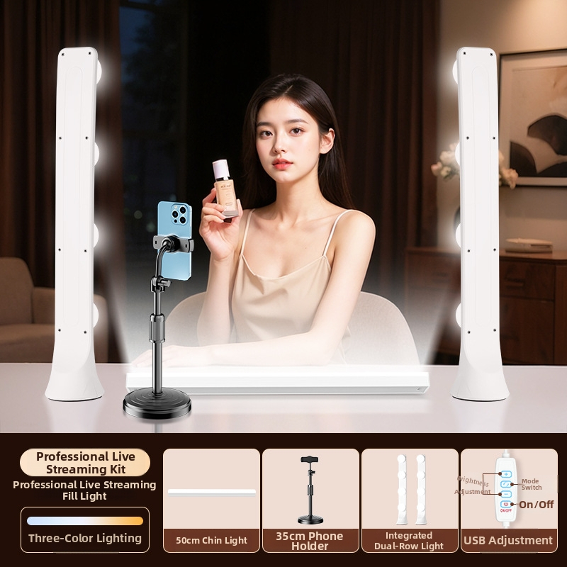 LED papildgaisma tiešraidei, regulējams spilgtums, 10–50W, 220V, vertikāla lietošana