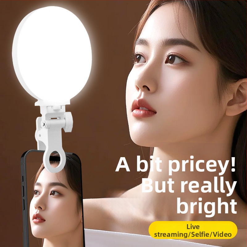 LED rasvjeta za selfie — prijenosna stolna rasvjeta s tri boje temperature, 3,5 W, 5V, Love yuling