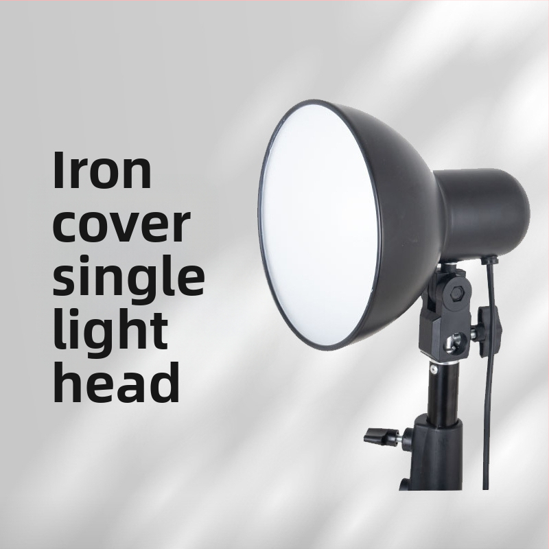 Nešiojama fotografinė šviesa su E27 lizdu – LED papildomasis šviesos šaltinis tiesioginėms transliacijoms ir vaizdo įrašams