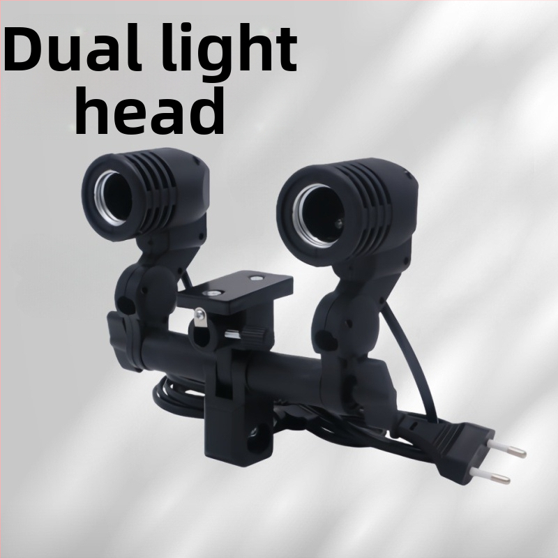 Nešiojama fotografinė šviesa su E27 lizdu – LED papildomasis šviesos šaltinis tiesioginėms transliacijoms ir vaizdo įrašams