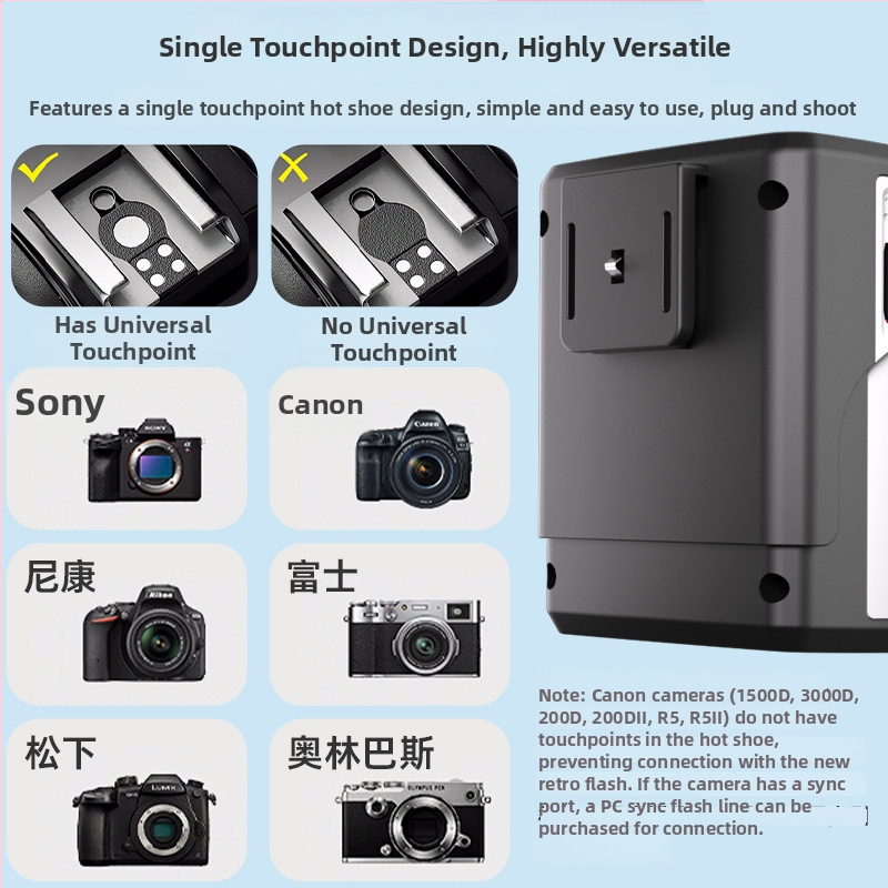 LATZZ QU-14 prijenosno svjetlo za fotografiju, podesiva svjetlost, 220V napajanje, ugrađena 300 mAh litijska baterija