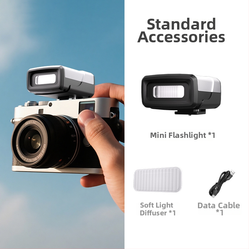 LATZZ QU-14 prijenosno svjetlo za fotografiju, podesiva svjetlost, 220V napajanje, ugrađena 300 mAh litijska baterija