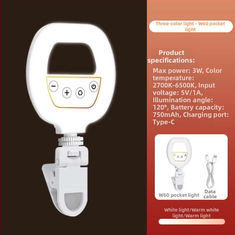 Nešiojama fotografavimo šviesa – kompakti rankinis stalinis apšvietimas tiesioginei transliacijai ir fotografavimui (5V, <10W, 2700–7500K, reguliuojamas ryškumas, reguliuojama spalvos temperatūra)