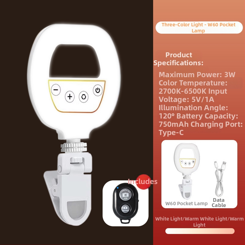 Nešiojama fotografavimo šviesa – kompakti rankinis stalinis apšvietimas tiesioginei transliacijai ir fotografavimui (5V, <10W, 2700–7500K, reguliuojamas ryškumas, reguliuojama spalvos temperatūra)