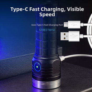 Rankinis LED žibintas kempingui lauke: 25W, 1600lm, nuotolis 50–100 m, aliuminio lydinio korpusas