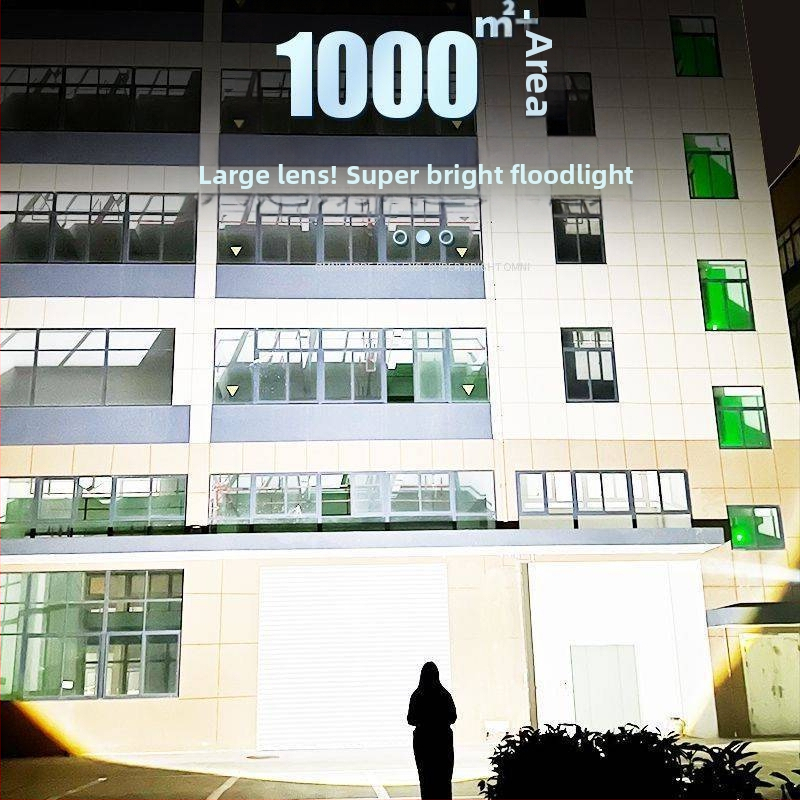 Fanar cu LED de înaltă luminozitate, reîncărcabil, zoom cu rază lungă, suport portabil pentru stilou laser