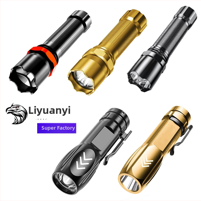 Vanjska mini LED svjetiljka s COB bočnim svjetlom, USB punjenje, 6W, plastično kućište