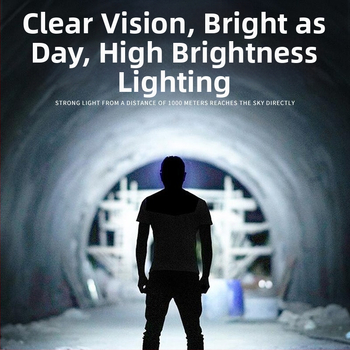 Naktinis žvejybos galvos žibintu – 10W LED, įkraunamas, rankinio energijos generatorius, aliuminio lydinio korpusas, spindulys 200–500 m