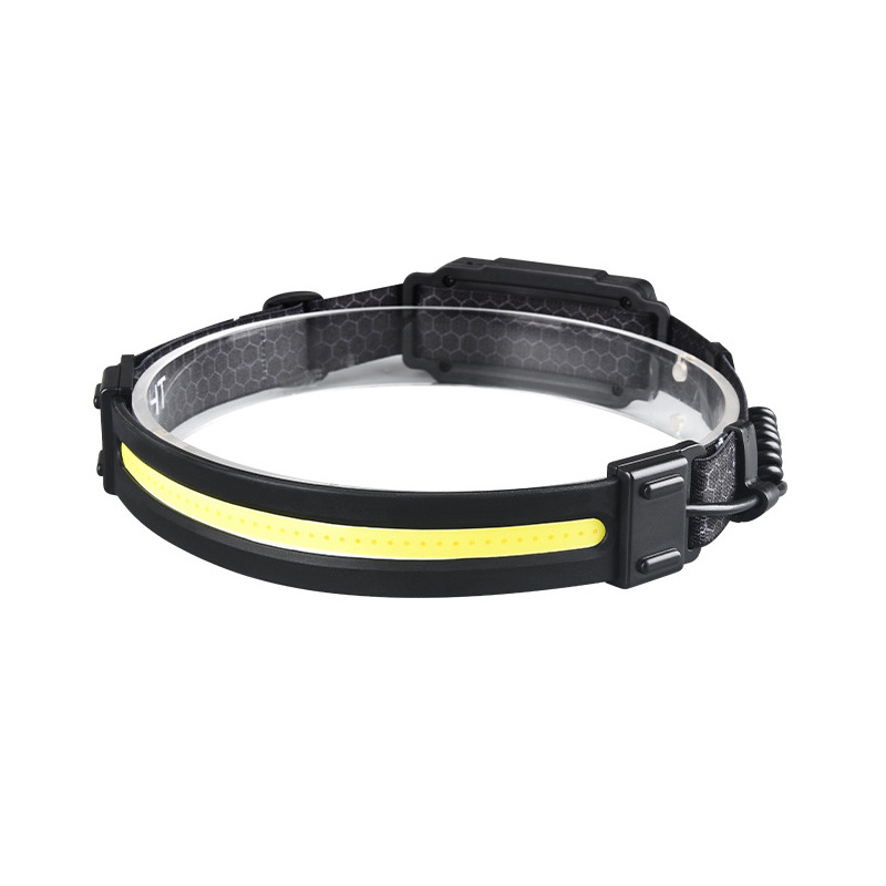 LED galvos žibintuvas su išmaniu jutikliu, dvejomis šviesos šaltiniais, 10W, 1200mAh, USB įkrovimas, diapazonas 100–200 m