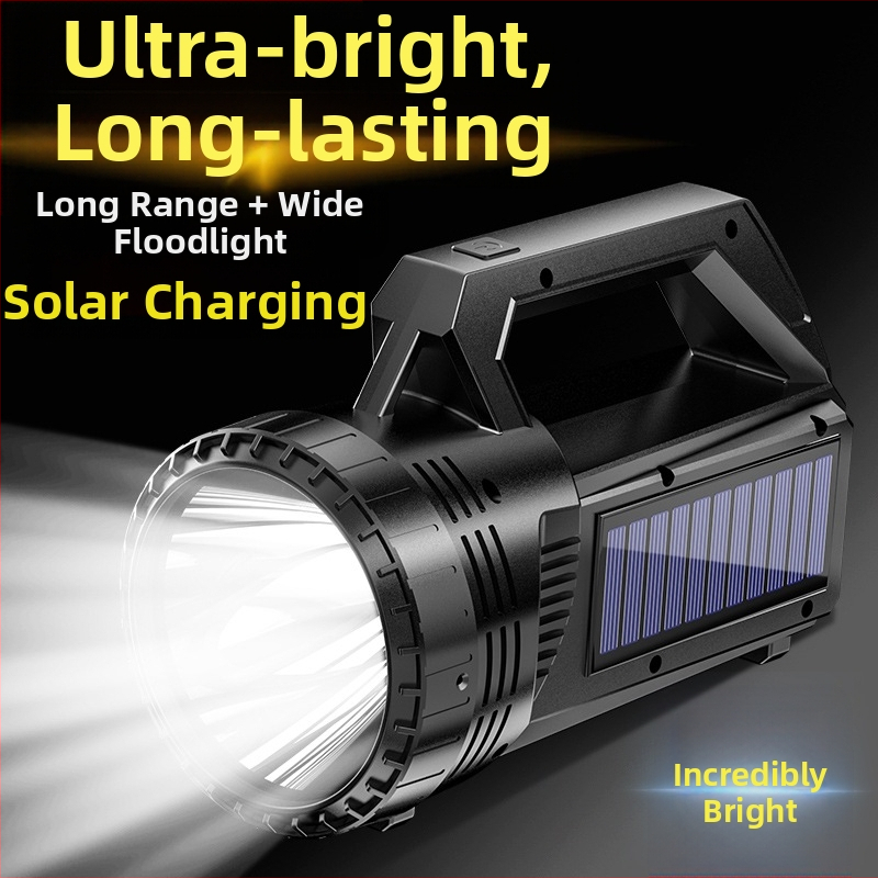 Ručna LED svjetiljka – punjiva, PVC kućište, AS-528, za vanjsku upotrebu