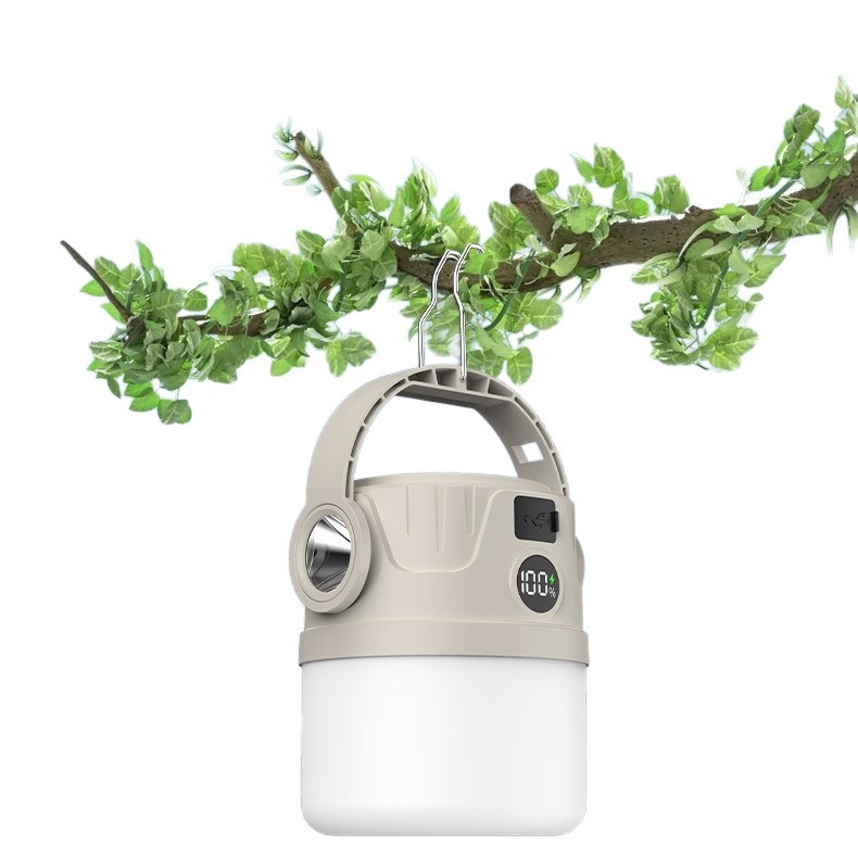 LED solarna kamping svjetiljka s USB punjenjem, 5W, baterija 1200mAh, izvor svjetla LED i žarulja, za kampiranje i nužne situacije